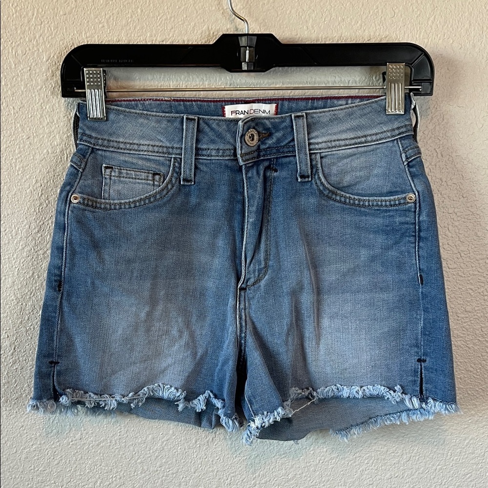 Fran Denim Ruby Denim Short Medium Wash Size 24